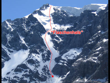  -> Ortler Nordwand  3906m   (I)